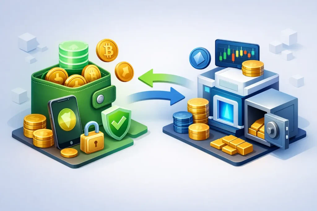 USDT錢包與交易所入金比較