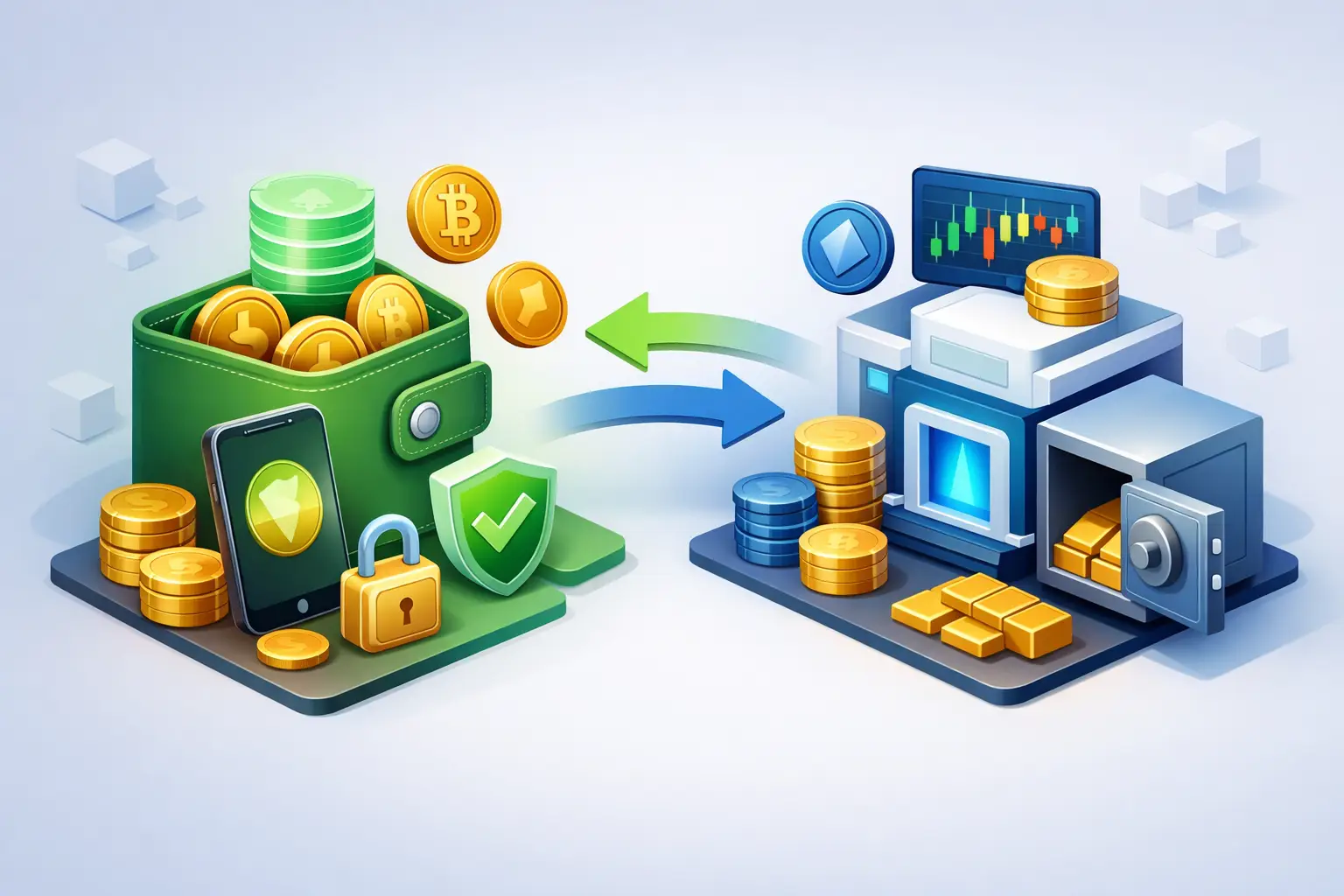 USDT錢包與交易所入金比較